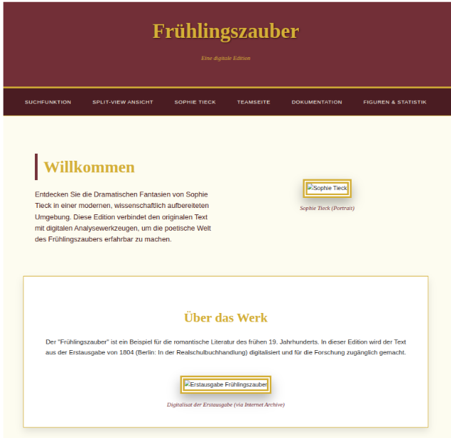 screenshot of the homepage